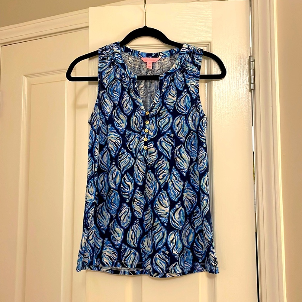 Lilly Pulitzer Patterned Essie Tank Top Women’s Size XS